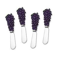Algopix Similar Product 5 - Mr Spreader 4Piece Purple Grapes Hand