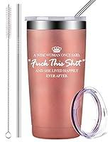 Algopix Similar Product 1 - A Wise Woman Once Said Stainless Steel