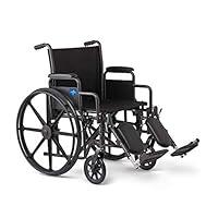 Algopix Similar Product 4 - Medline Comfortable Folding Wheelchair