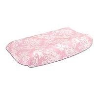 Algopix Similar Product 16 - Pink Damask 100 Cotton Changing Pad