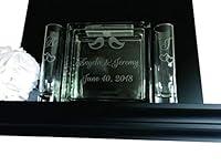 Algopix Similar Product 16 - Large Glass Block Laser Engraved Sand