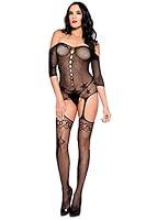 Algopix Similar Product 13 - Music Legs Star Shape Fishnet Suspender