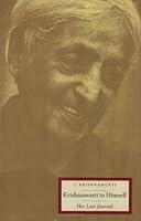 Algopix Similar Product 2 - Krishnamurti to Himself His Last