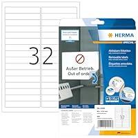 Algopix Similar Product 10 - HERMA Self Adhesive Removable