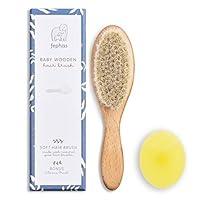 Algopix Similar Product 6 - Fephas Wooden Baby Goat Hair Brush