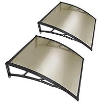 Algopix Similar Product 1 - Yescom 2Pcs 40X40 Window Patio Awning