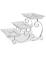 Algopix Similar Product 10 - James Scott Crystal 3 Tier Rectangle