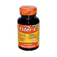 Algopix Similar Product 4 - Ester C 500mg w/Citrus Bioflavins 60 CAP
