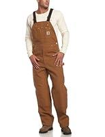 Algopix Similar Product 2 - Carhartt Mens Duck Bib Overall Unlined