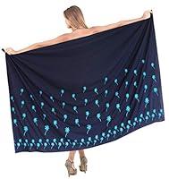 Algopix Similar Product 6 - LA LEELA Women Boho Shawl Beach Towels