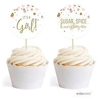 Algopix Similar Product 5 - Andaz Press Blush Pink Gold Glitter