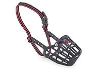 Algopix Similar Product 4 - Ancol Plastic Muzzle Blackred Size 5