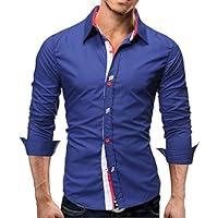 Algopix Similar Product 13 - Alalaso Mens Splicing Business Leisure