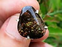 Algopix Similar Product 8 - Gorgeous Gem Bubble Fire Agate Silver