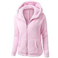 Algopix Similar Product 20 - gbyLJF Womens Fuzzy Fleece Hoodie Full