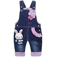 Algopix Similar Product 8 - KIDSCOOL SPACE Baby Girl Jean