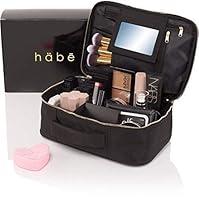 Algopix Similar Product 9 - habe Travel Makeup Bag with Mirror 