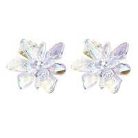 Algopix Similar Product 2 - QTMY 1 Pair Crystal Flower Shoe Clips
