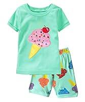 Algopix Similar Product 7 - Girls Pajamas Short Sleeve 100 Cotton