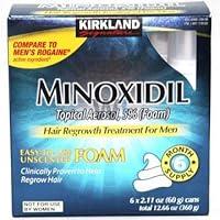 Algopix Similar Product 8 - Kirkland Foam Minoxidil 5 Mens Hair