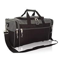 Algopix Similar Product 7 - DALIX 21 Blank Sports Duffle Bag Gym
