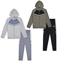 Algopix Similar Product 16 - Hind Boys 4Piece Hoodie and Sweatpant