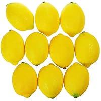 Algopix Similar Product 16 - Juvale Fake Fruit Lemons  10 Piece