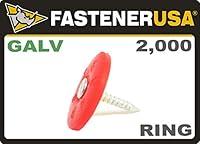 Algopix Similar Product 4 - 34 x 12Gauge Ring Galvanized Plastic