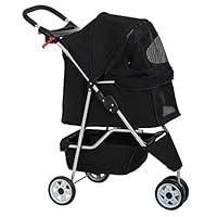 Algopix Similar Product 1 - BestPet 3 Wheels Pet Stroller Dog Cat