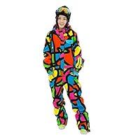 Algopix Similar Product 3 - Bluemagic Womens Jumpsuit Ski Suit S
