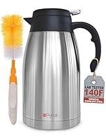 Algopix Similar Product 2 - Thermal Coffee Carafe Stainless Steel 