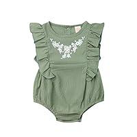 Algopix Similar Product 3 - Infant Newborn Baby Girl Romper