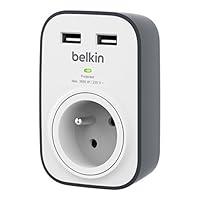 Algopix Similar Product 5 - PRISE PARAFOUDRE BELKIN MONOBLOC 306J 2