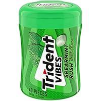 Algopix Similar Product 16 - Trident Vibes Spearmint Rush Sugar Free