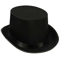Algopix Similar Product 16 - Super Z Outlet Black Top Hat Satin