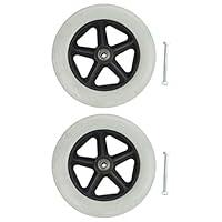 Algopix Similar Product 1 - Baosity 2 PCS 8Solid Tyre Front Caster