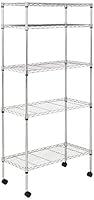 Algopix Similar Product 12 - Amazon Basics 5Shelf Shelving Unit on