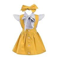 Algopix Similar Product 17 - Toddler Baby Girl Outfit Polka Dot