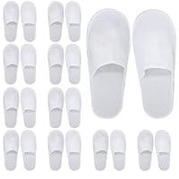 Algopix Similar Product 19 - 24 Disposable Spa Hotel Slippers Bulk