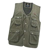 Algopix Similar Product 6 - CUTICATE Mens Fishing Vest with Multi