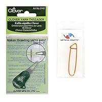 Algopix Similar Product 7 - Clover Needlecraft Yarn Threader Bundle