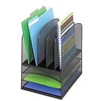 Algopix Similar Product 14 - Safco 3266BL Onyx Mesh 5 Sorter 3 Tray