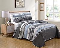 Algopix Similar Product 10 - Kids Zone Home Linen Charcoal White