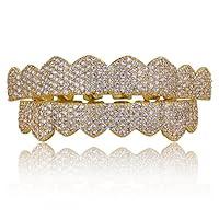 Algopix Similar Product 18 - JINAO 18K Gold Plated Gold Finish 8 Top