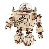 Algopix Similar Product 18 - ROBOTIME 3D Puzzle Music Box Wooden