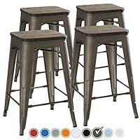 Algopix Similar Product 3 - UrbanMod 24 Inch Bar Stools for Kitchen