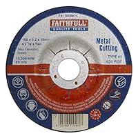 Algopix Similar Product 6 - Faithfull Cut Off Disc  Metal Depr