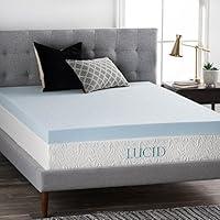 Algopix Similar Product 20 - LUCID 4 Inch Gel Memory Foam Mattress
