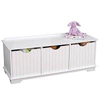 Algopix Similar Product 18 - KidKraft Nantucket Wooden Storage Bench