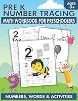 Algopix Similar Product 17 - Pre K Number Tracing Math Workbook For